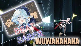 [BeatSaber] 芙宁娜同人原创曲《呜哇哈哈哈》(Furina Original Song)