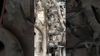 SsangYong Rexton 5 Cylinder engine injector repair #engineblock #automobile #mechancial #mechanic