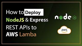 AWS Lambda CI CD | Github Actions | NodeJS | Express | ES6