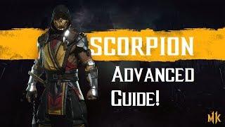 Mortal Kombat 11 Tutorial - Scorpion Advanced Character Guide!