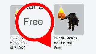 NEW FREE Headless (Working Method)! Free Headless Horseman in Roblox