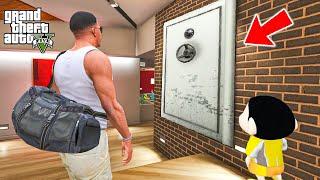 Shinchan and Franklin Found Secret Bunker Behind Franklin's Painting in GTA 5!