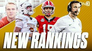 NEW College Football Playoff Rankings | Texas Still #1? | Where Is Oregon, Ohio St? | Georgia RISING