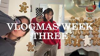 VLOGMAS PT. 3 |   finishing gifts, decorating cookies, good food, and more!