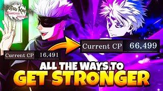 ALL THE WAYS TO GET STRONGER & INCREASE COMBAT POWER (CP) IN JUJUTSU KAISEN: PHANTOM PARADE