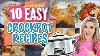 10 Easy and Tasty Crockpot Recipes | SAVE THIS VIDEO FOR FALL AND WINTER!!