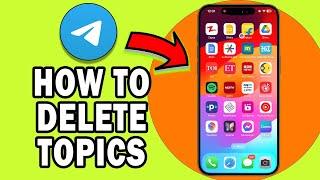 How to delete topic in telegram group