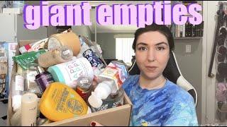 GIANT hygiene empties!! body care + hygiene + home