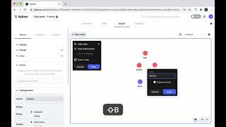 Creating nodes & relationships from graph view