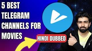 5 Best Telegram Channels for Movies HINDI DUBBED | Telegram Movie Download Channel Hindi 2024