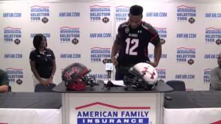 Robert Nkemdiche Receives Honorary 2013 Under Armour All-America Jersey