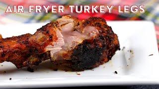 This is the tastiest Air Fryer Turkey Legs I've ever eaten! Quick and cheap recipe!