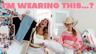 SISTER PICKS MY OUTFITS FOR A WEEK OF HIGH SCHOOL!!