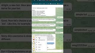 How to make a simple telegram bot in Python