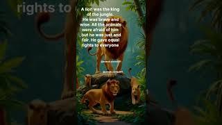 The Wise King of the Jungle”LionKing #JungleStory #AnimalKingdom #BraveAndWise #AnimatedShort