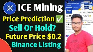 ICE Mining Price UpSell Or Hold? Ice Binance Listing Update