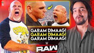 'HIL GAYA DIMAAG'  Goldberg RETURNS for World Title - WWE Raw Highlights