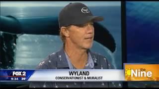 Artist Wyland Appears on Detroit's Fox 2 News