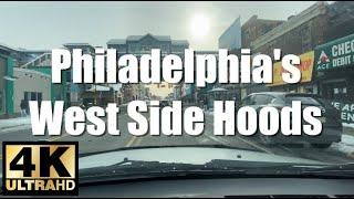 Driving Tour Philadelphia’s West Side Hoods in 4K  | Cobbs Creek 63rd & Market (Narrated)