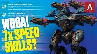 WHOA! Fafnir with 7x Speed Skills?! War Robots Gameplay