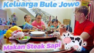 ANAK BULE JOWO MAKAN STEAK DI RUMAH AJA !!