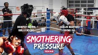 END IT! Amateur Boxer SWARMS Strong Opponent In Sparring!