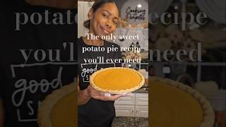 This sweet potato pie is irresistible  #sweetpotatopie #recipe #thanksgiving #baking