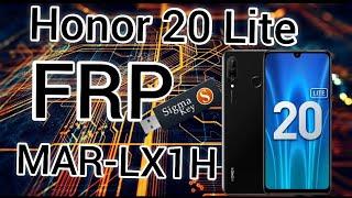 Honor 20 lite FRP Bypass MAR-LX1H Сброс Google  Аккаунта Sigmakey