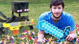 Nerf War: Nerf meets Minecraft | Full Movie Animation