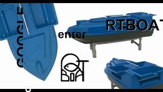 Карповий кораблик RT Boat v1. Bait Boat CarpFishing #rtboat #rtboav1