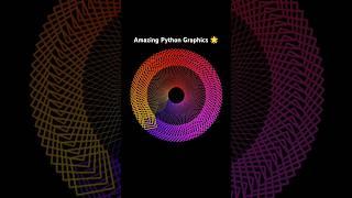 Draw Amazing Python Graphics  #shorts #python #animation