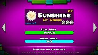 Sunshine by Unzor || Geometry dash