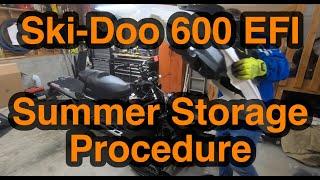 Ski-Doo 600 EFI Summer Storage Procedure