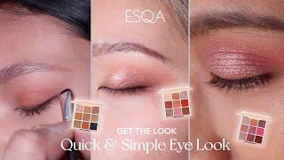 GET THE LOOK: 3 Eye Looks with Goddess Eyeshadow Palette ft. Dorothea Toemion | ESQA Cosmetics