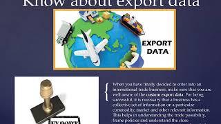 How do you come to Know about Exporters Data?