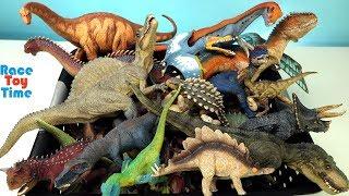 Lots of Toy Dinosaurs - Learn Dinosaur Toys Names For Kids
