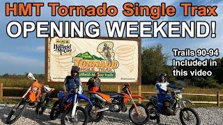 Hatfield McCoy Tornado Single Trax Opening Weekend, Review, Double Black Trail Footage.