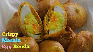 Street food Style Egg  Bajji / Egg bonda Recipe by Vismai food/ egg bajji recipe at home