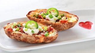 Jalapeno Popper Potato Skins