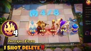 PERFECT GAMEPLAY, INFERNO FIEND TRICK | THARZ SKILL 3‼️ MAGIC CHESS 2024