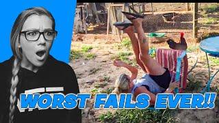 AMERICAN REACTS TO MOST HILARIOUS FAILS | AMANDA RAE