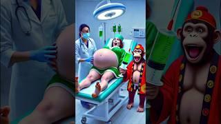 ️ Evolution of Baby: Big belly pregnant women in hospital  2 #cat #cute #baby #shorts