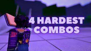 TOP 4 Hardest COMBOS In The Strongest Battlegrounds | #thestrongestbattlegrounds