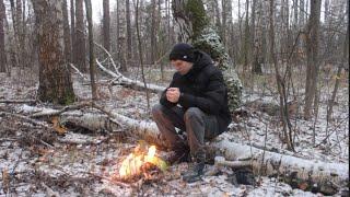 Первый снег. Охота на снежного человека оказалась удачной