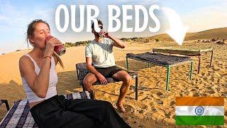 Sleeping in the Indian DESERT (Thar Desert Camel Safari) Rajasthan, India Travel Vlog