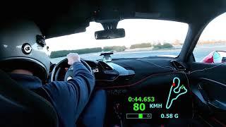 Ferrari 488 Pista : Magny Cours Club Lap time and drift