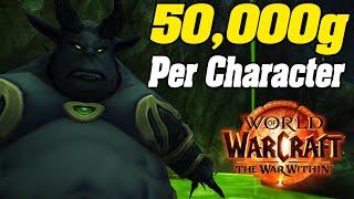 Easy 50,000g Chance Per Character! War Within Goldfarm