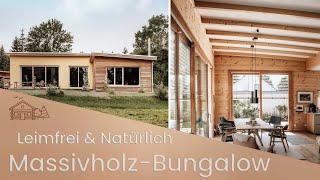 Massivholzhaus - Maximal gesund bauen - mit 100% Holz und Lehm