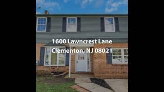 1600 Lawncrest Lane Clementon NJ 08021 | 4 Bedroom Townhome For Sale