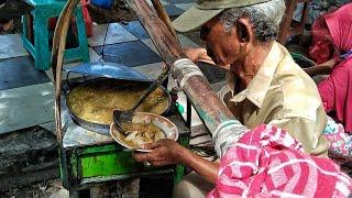 BAPAK INI SUDAH 40 TH JUALAN LONTONG GULE PAKAI PIKULAN - Kuliner Surabaya